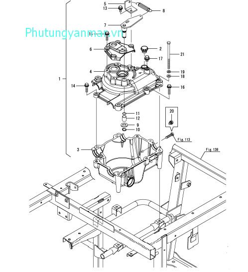 Vỏ hệ thống lái 1